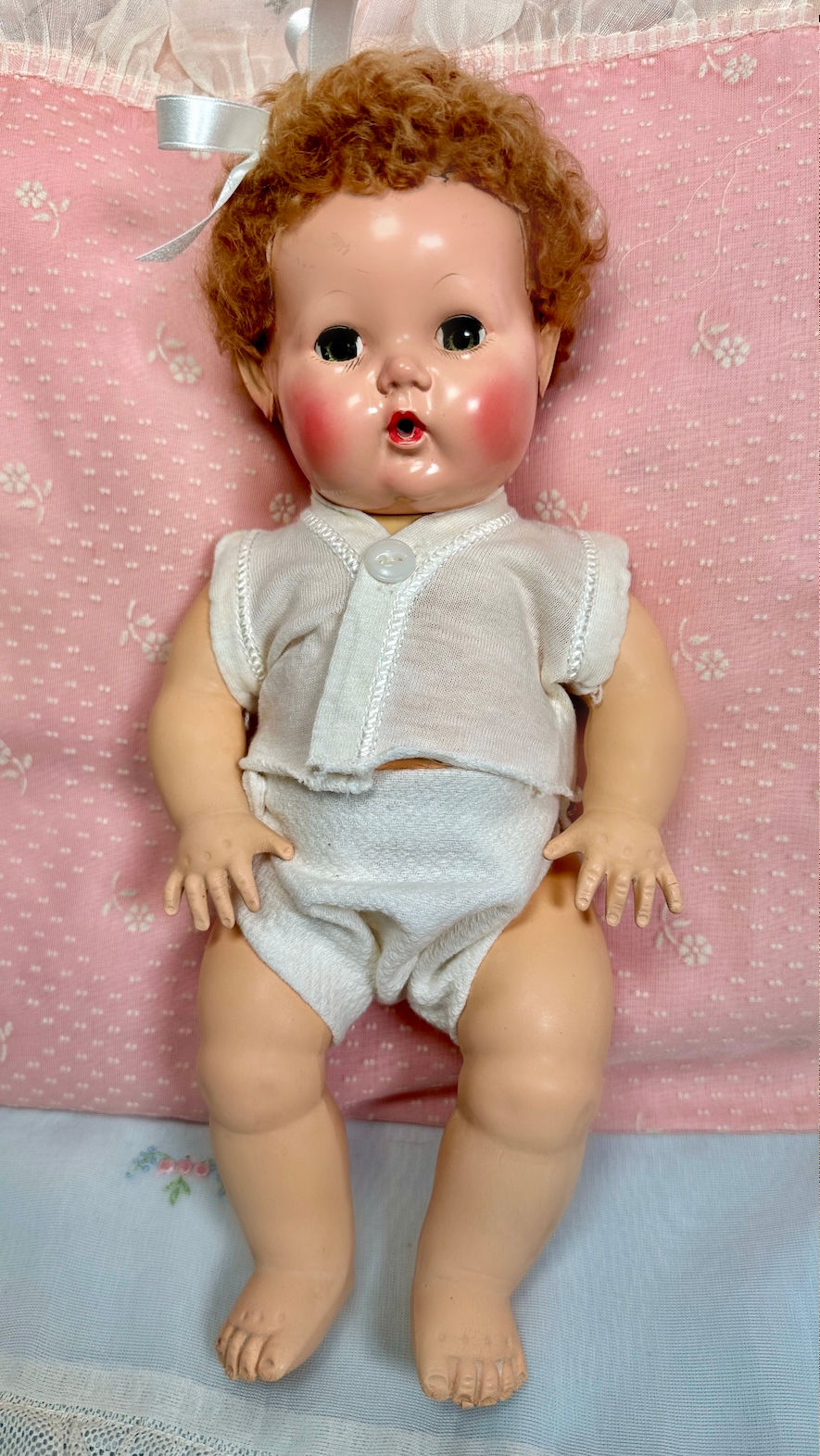 Thumbnail: 1940s Vintage 11" Effanbee Dy-Dee Ellen Baby Doll