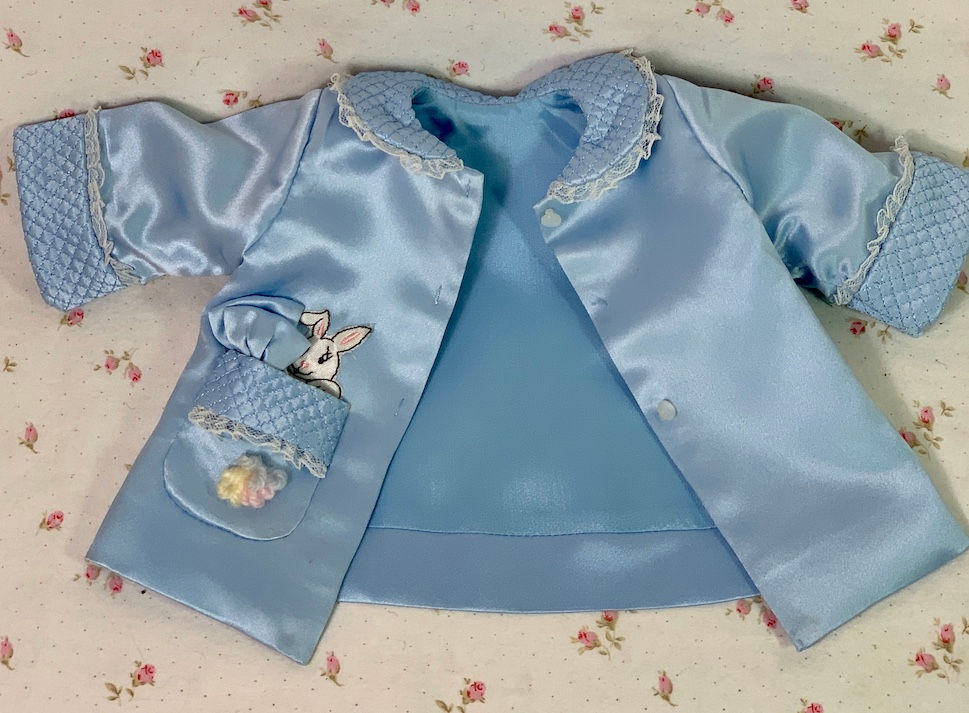Thumbnail: Easter Holiday Bunny Coat and Diaper Set with Rabbit Slippers