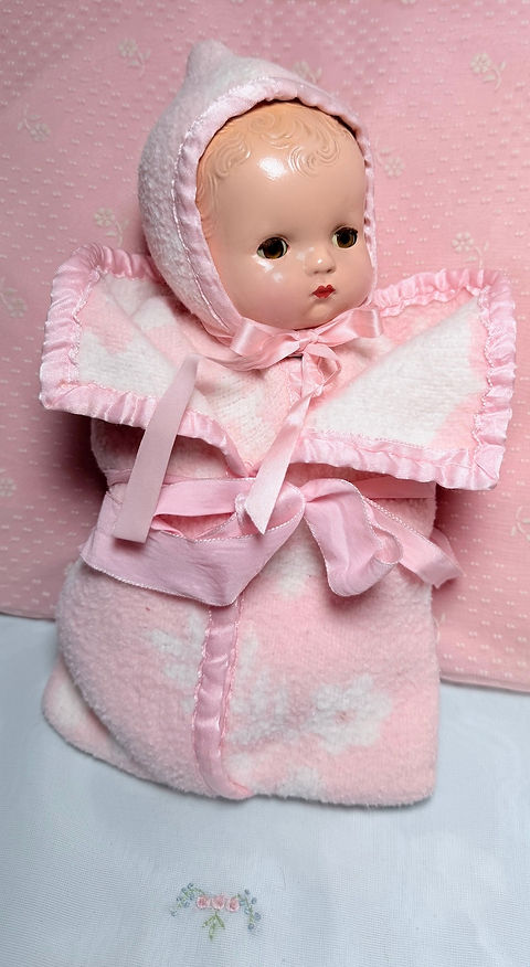 Vintage 1930s Effanbee Patsy BABYKIN — Bent Leg Baby — Original