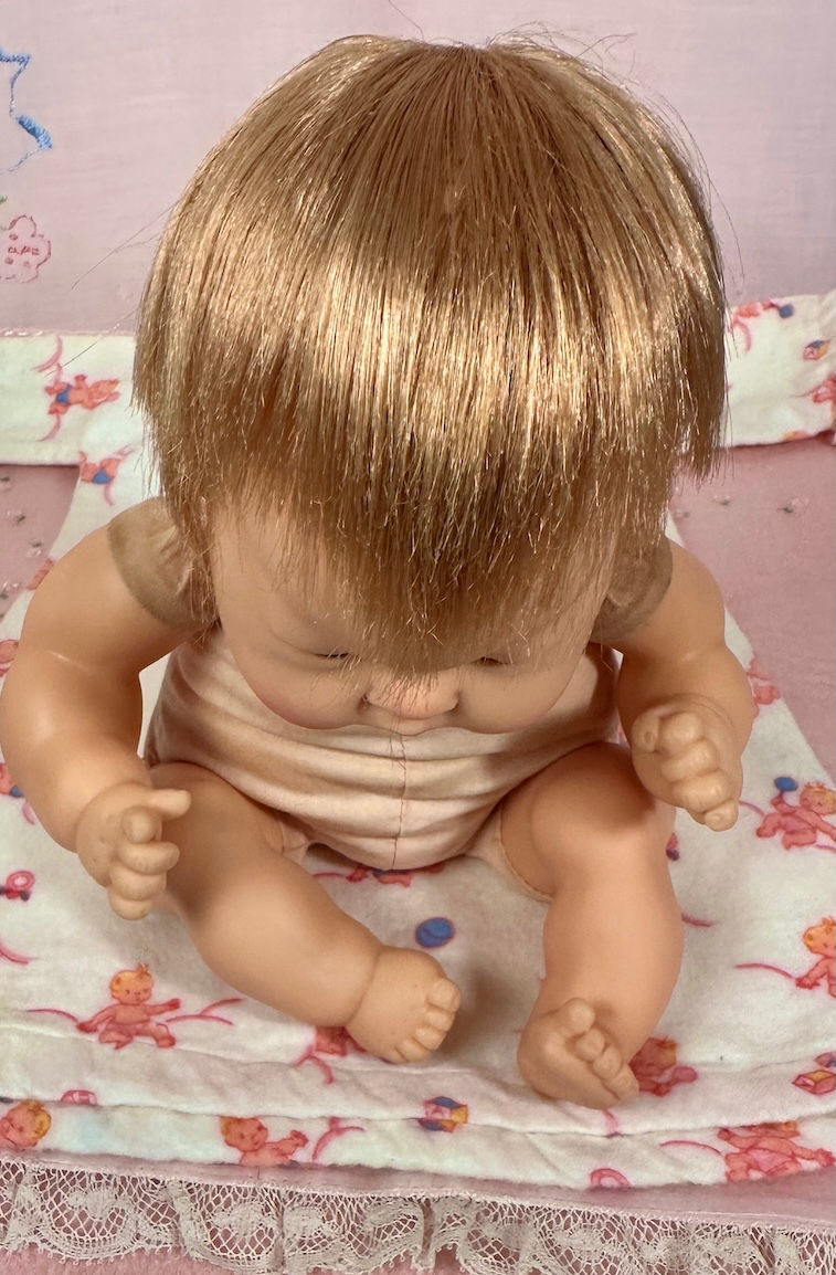 Thumbnail: Vintage 1960s Musical Tagged Vogue 12” BABY DEAR Doll