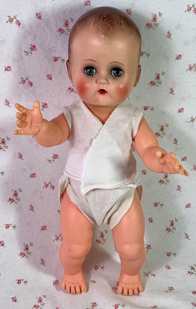 Thumbnail: EARLY 1950's Ideal Toy Co 14" BETSY WETSY Doll -- All Original