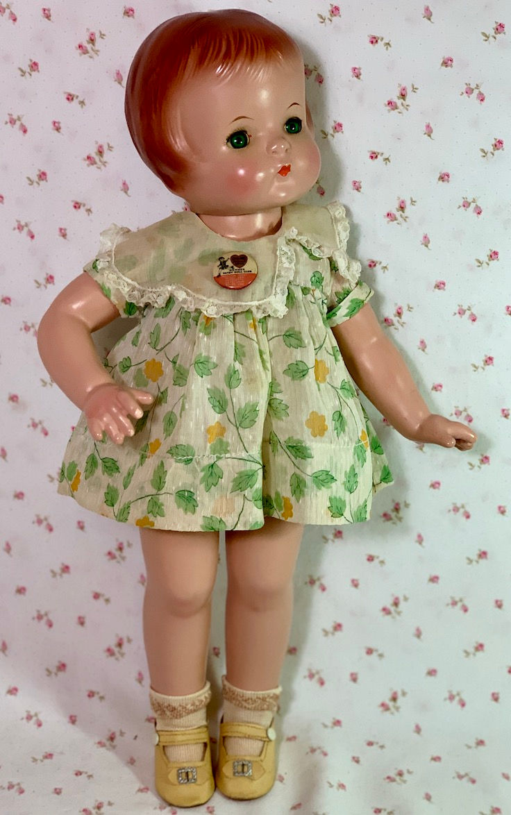 Thumbnail: Vintage Blue-Eyed 1930s Effanbee 19" Patsy Ann Composition Doll Near MINT
