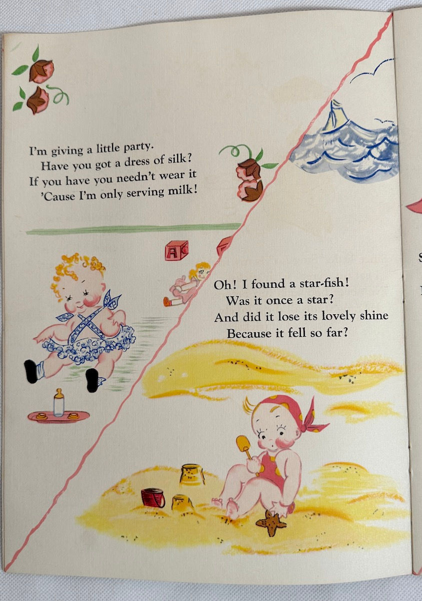 Thumbnail: Vintage 1937 LITTLE CHERUB Book by Harriet Flanders