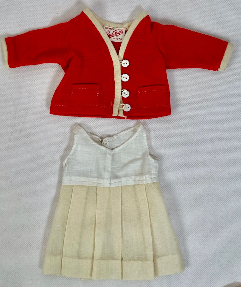 Thumbnail: Vintage 1930s Effanbee Patsy School Days Outfit