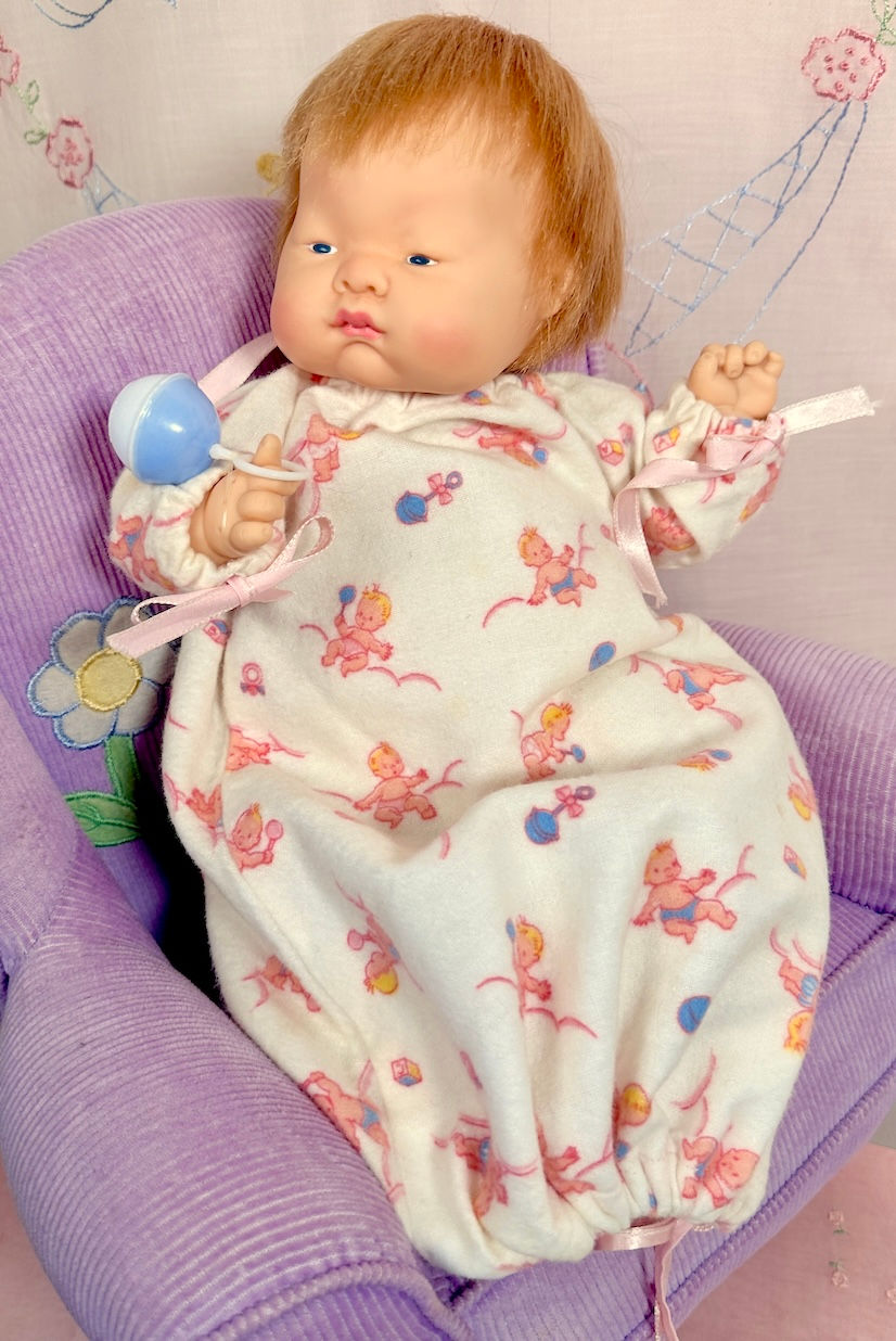 Thumbnail: Vintage 1960s Musical Tagged Vogue 12” BABY DEAR Doll