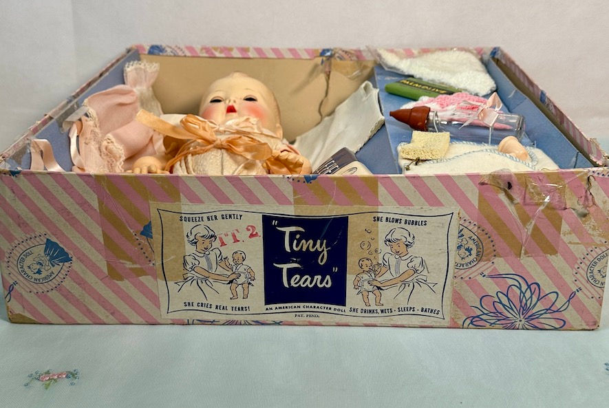Thumbnail: 953 American Character 13.5" Tiny Tears Baby Doll