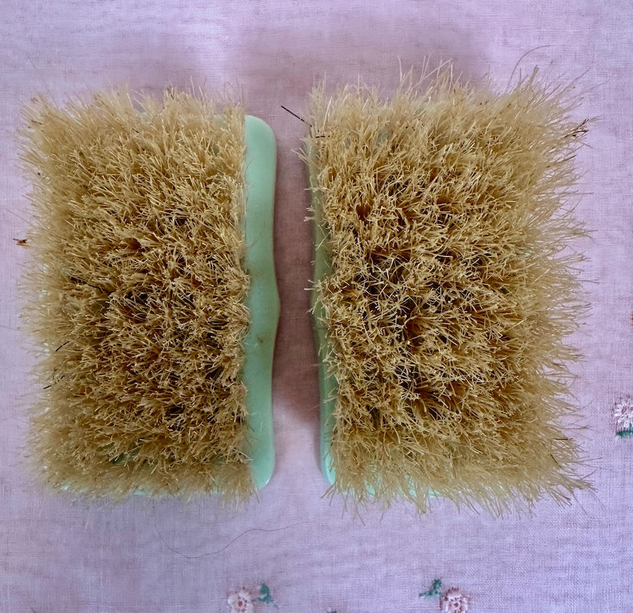 Thumbnail: Vintage Celluloid Doll or Baby Brush Set for Effanbee Dy-Dee