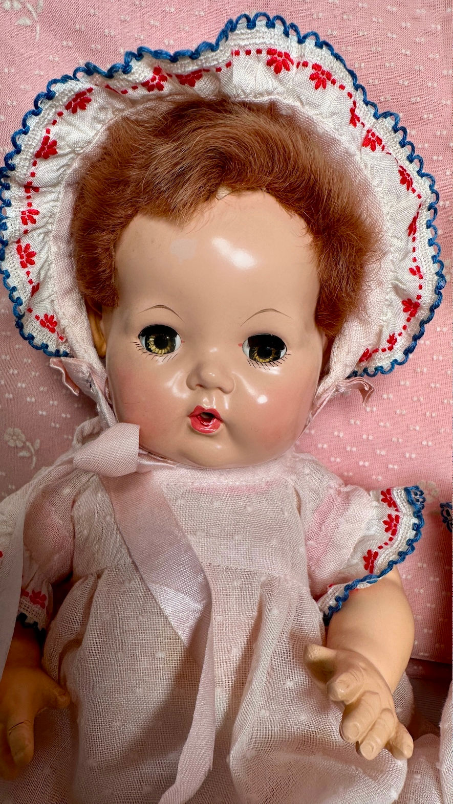 Thumbnail: 1940s TWIN Vintage 11" Effanbee Dy-Dee Ellen Baby Doll