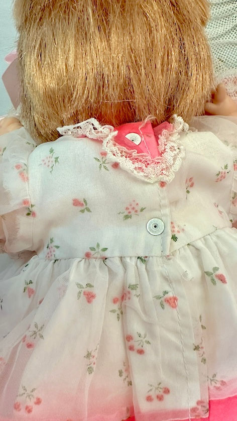 Thumbnail: Vintage 1960s Vogue 12" Baby Dear Doll in Original Dress