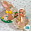 Thumbnail: Vintage 1950s Rocking Rabbit Toy with Ginnette LAL by Blumberg Toy Co
