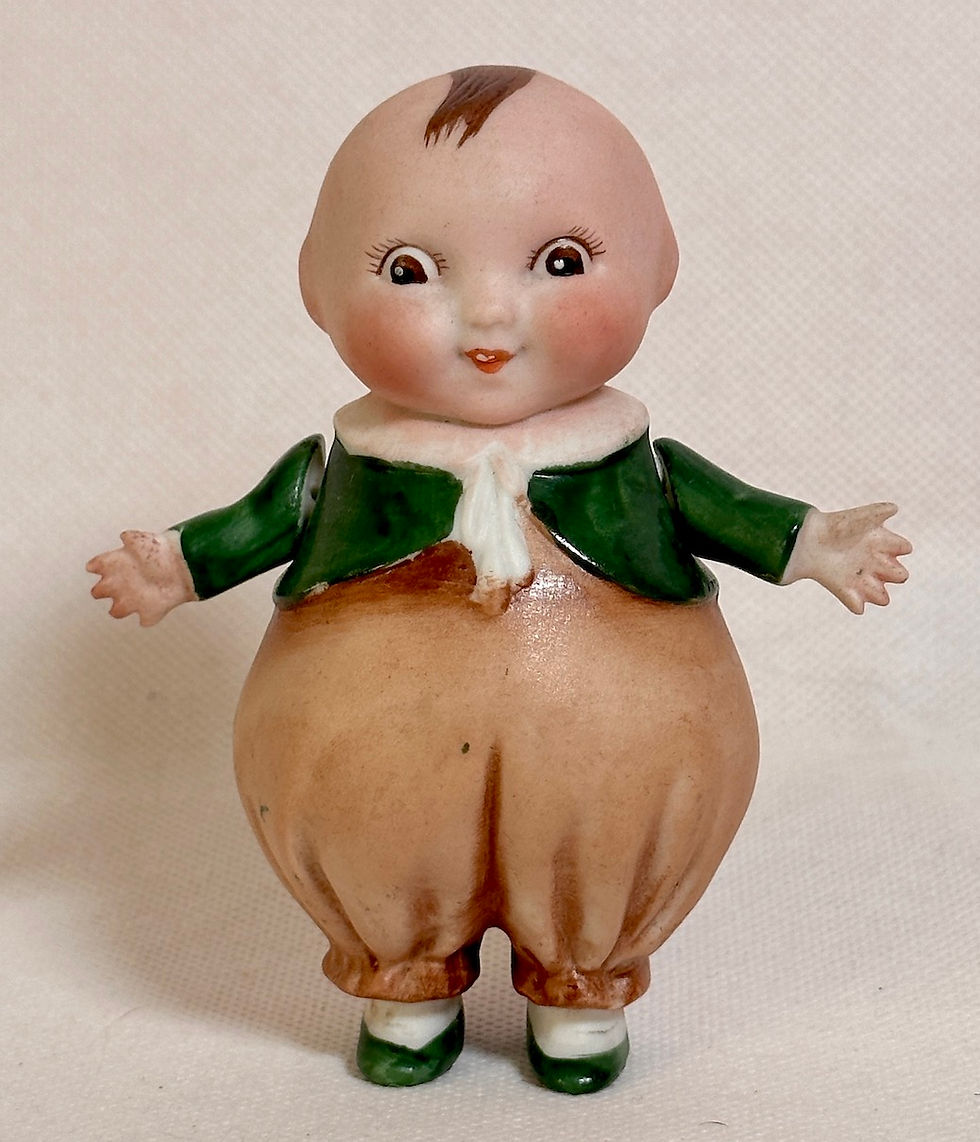 Thumbnail: Antique German BORGFELDT Happifats Dolls