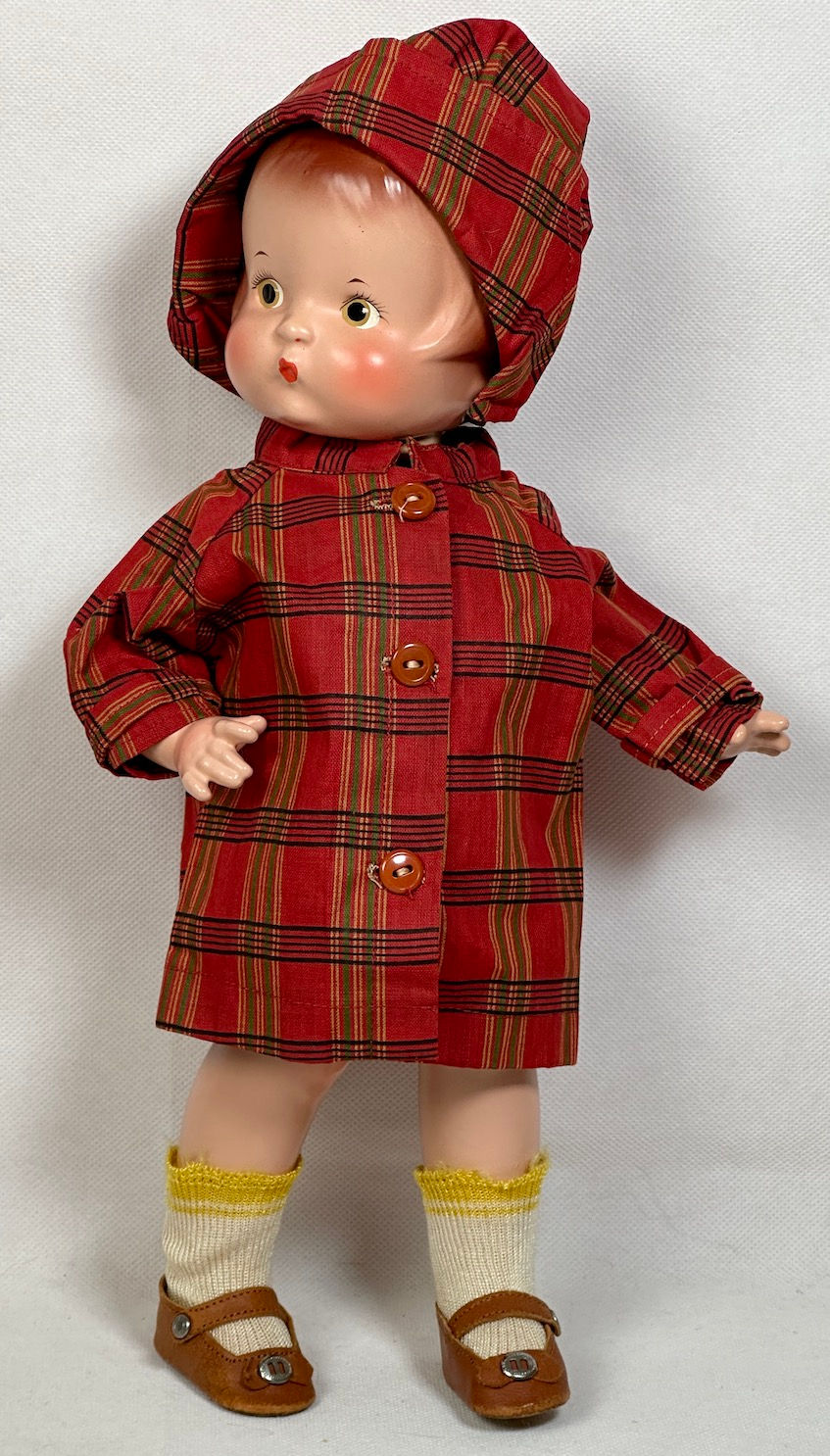 Thumbnail: Vintage 1930s Pre-Patent Effanbee Patsy in Trunk