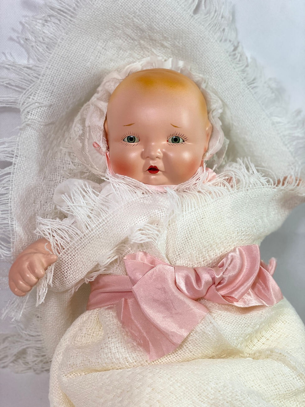 Thumbnail: 1930's Effanbee LAMKINS Lambkins 16" Composition Doll