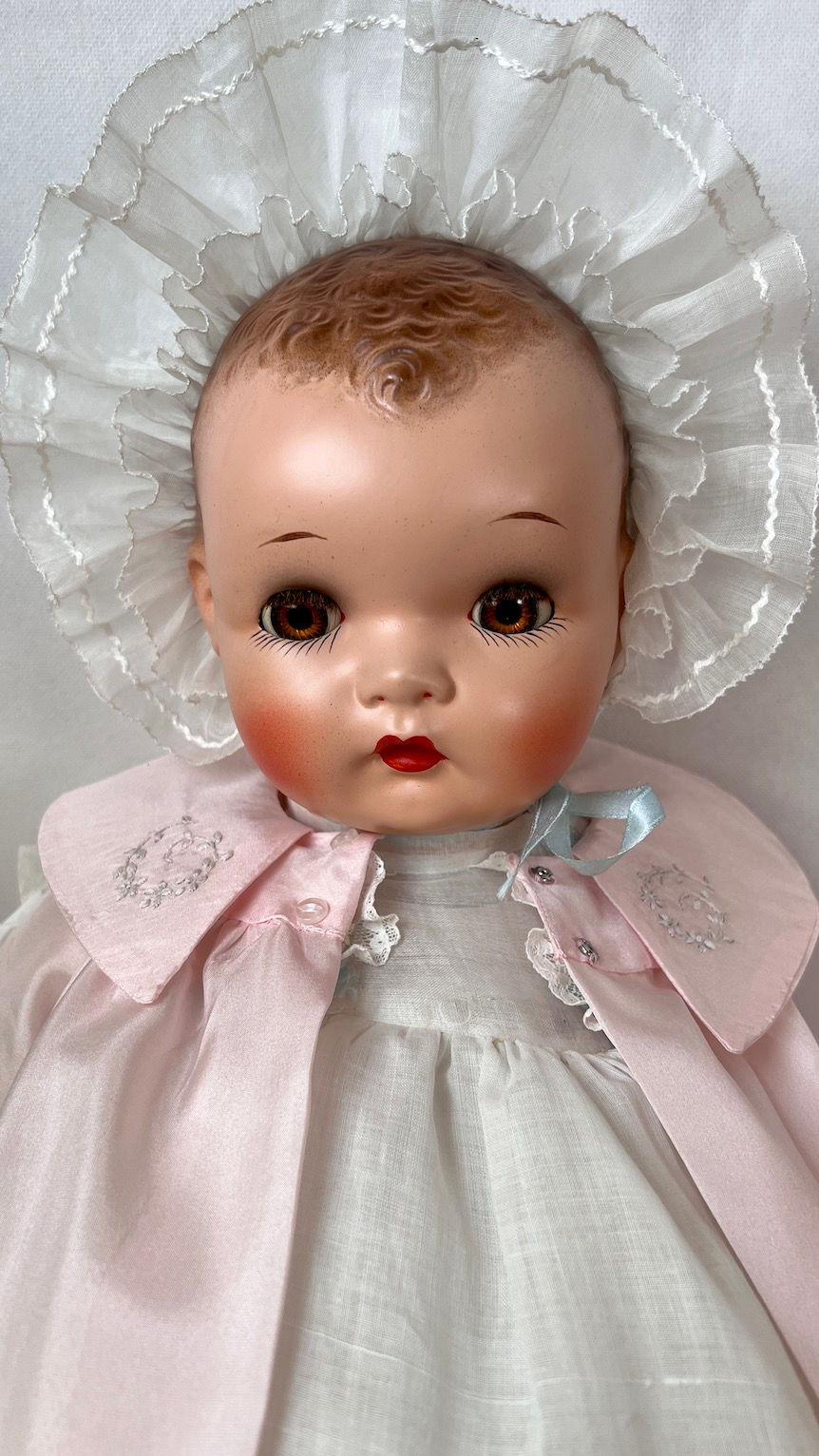 Thumbnail: 22" Vintage Ideal Toy Co 1930s Plassie Baby Doll