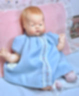 Thumbnail: Vintage Vogue Original Baby Dear Blue Layette Dress