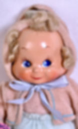 Thumbnail: Vintage 1946 Trudy 3-Face Composition Doll