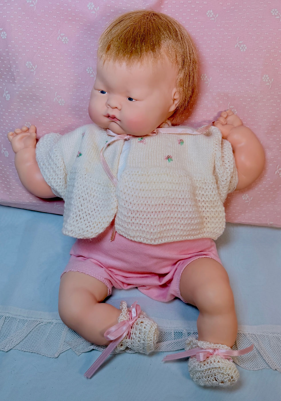 Thumbnail: 1960 Tagged Vogue 18” BABY DEAR Doll by Eloise Wilkins
