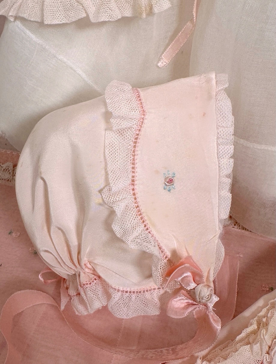 Thumbnail: Vintage 1930s Effanbee Dy-Dee Lou Dress Layette Set