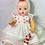 Thumbnail: American Character 18" Vintage 1950s Tiny Tears Baby Doll Dotted Swiss Dress Set