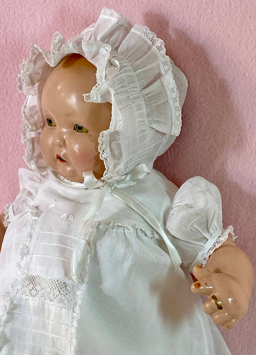 Thumbnail: RARE --1930's Effanbee LAMKINS Lambkins 16" Composition Doll