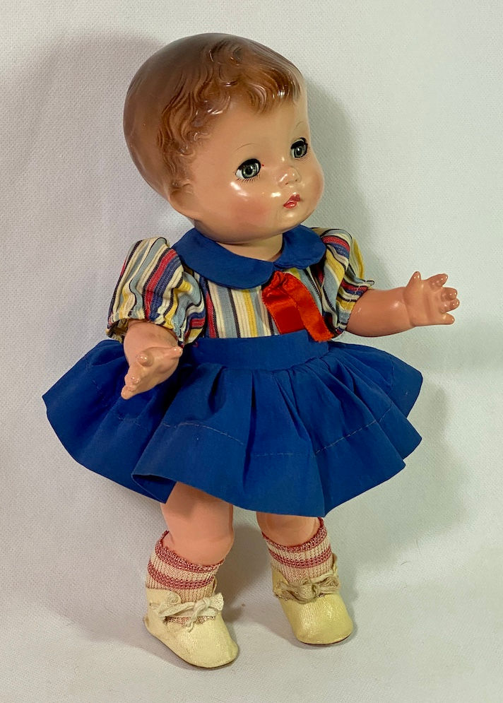 Thumbnail: 1946 Effanbee Candy Kid Twins Boxed Set Factory Original Composition Dolls