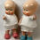 Thumbnail: Pair 1925 Vintage Horsman 10" HEbee SHEbee Compo Dolls