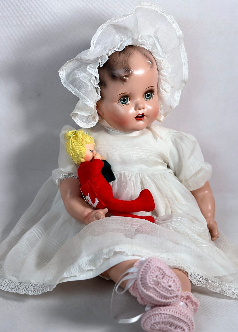 Thumbnail: Vintage 1940s Ideal 22" Baby Beautiful * Miracle on 34th St Doll