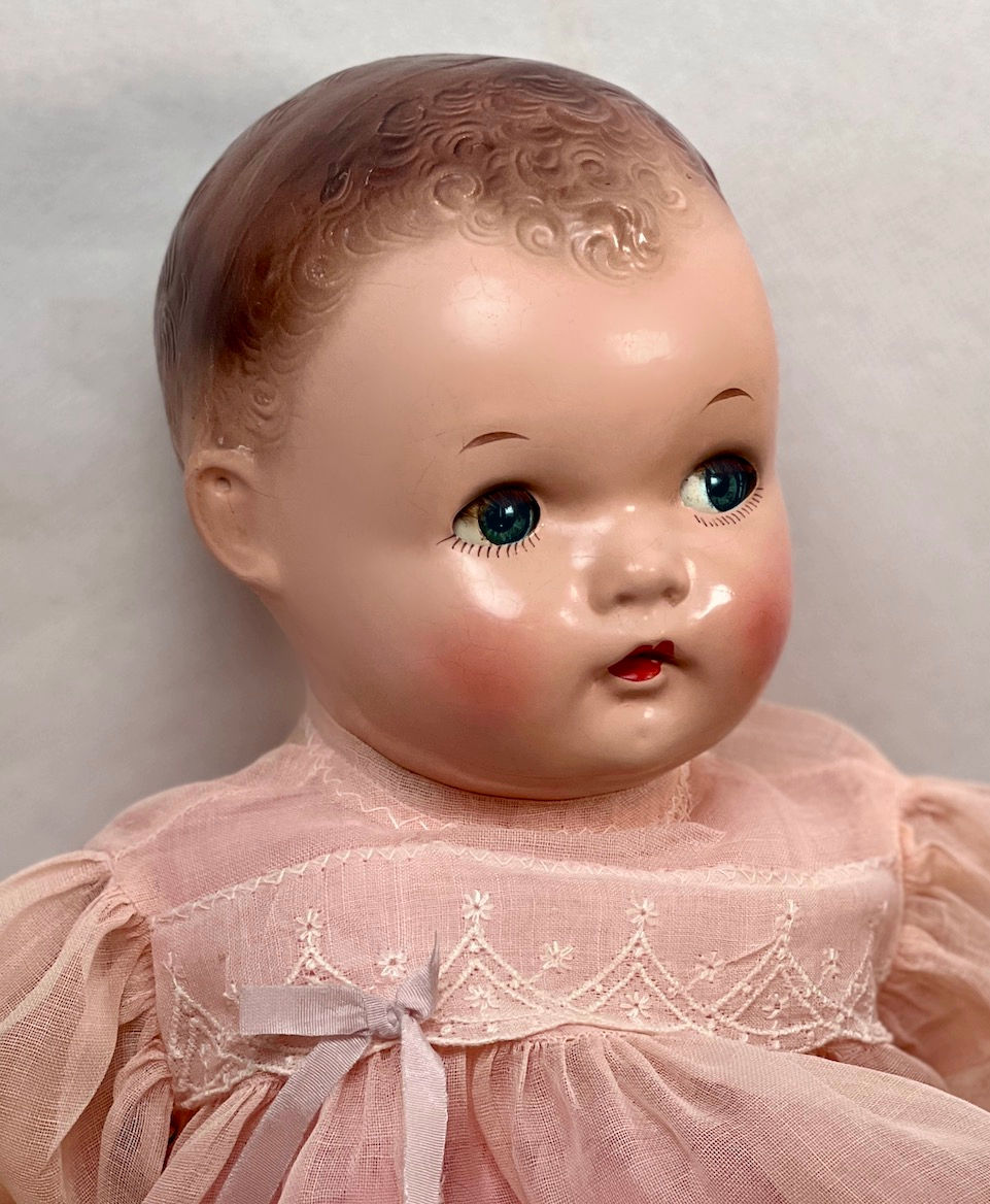 Thumbnail: Vintage 1930s Ideal Composition 18" Princess Beatrix Baby Doll