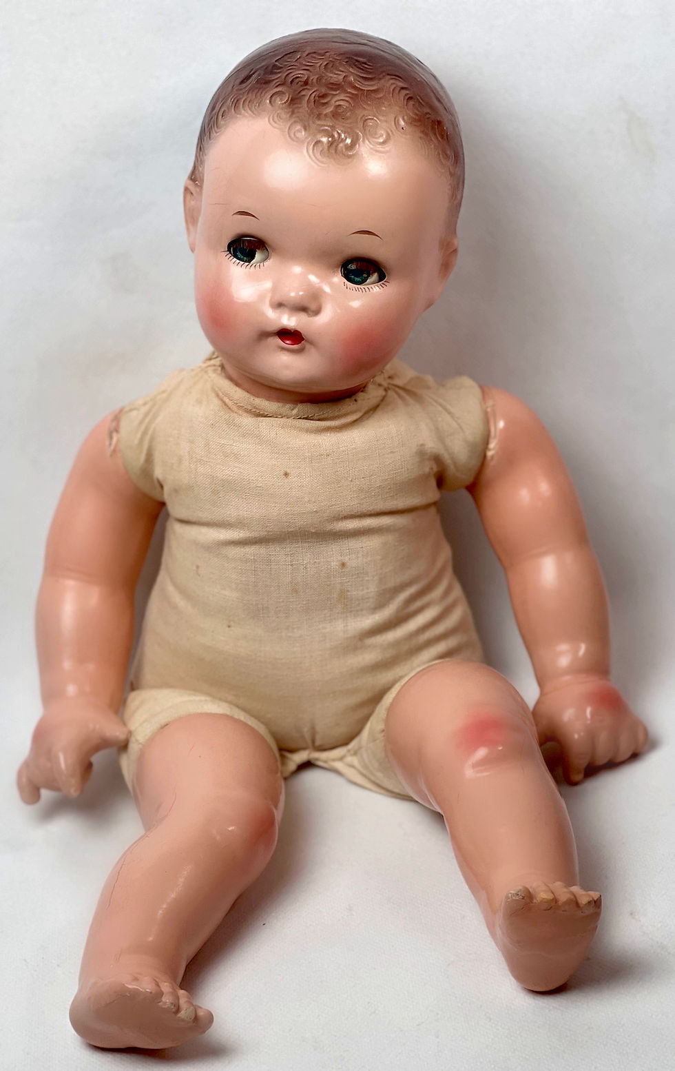 Thumbnail: Vintage 1930s Ideal Composition 18" Princess Beatrix Baby Doll