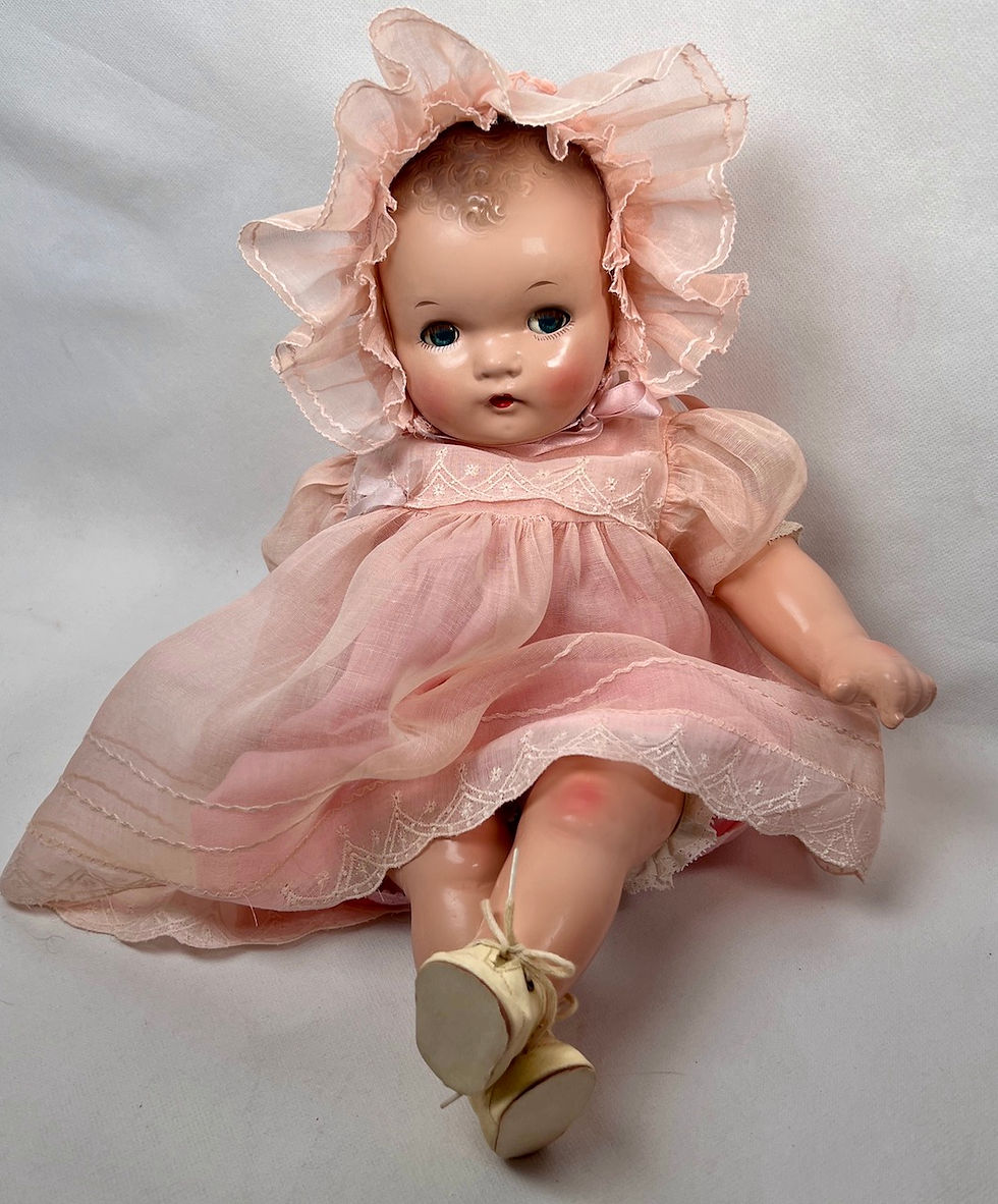 Thumbnail: Vintage 1930s Ideal Composition 18" Princess Beatrix Baby Doll