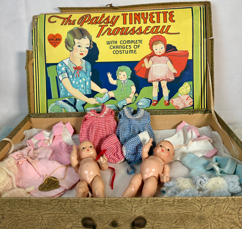 Vintage 1930s Effanbee Patsy Tinyette Twins Set | Dollyology