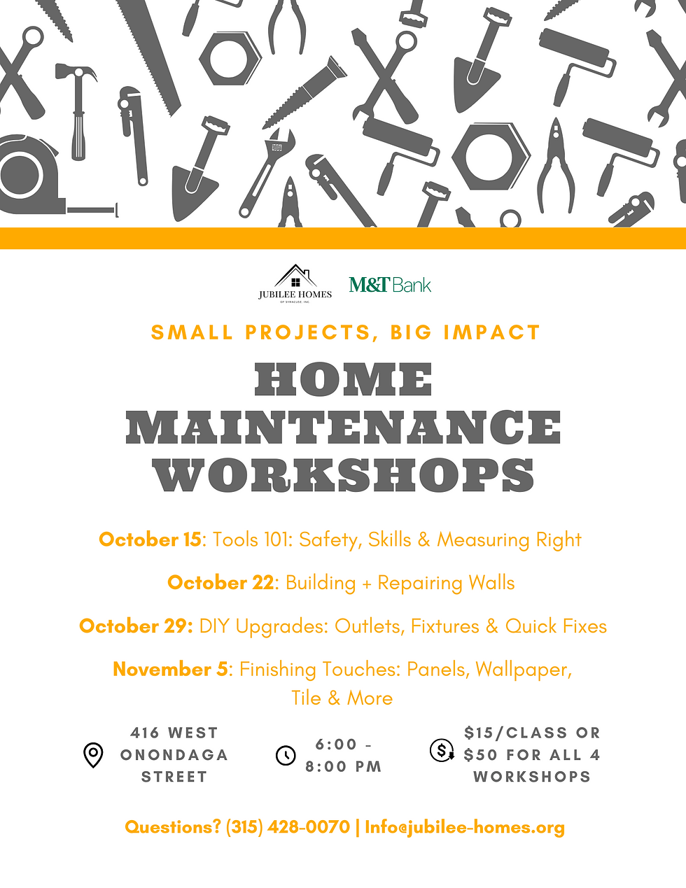 Home Maintenance Workshop Series
