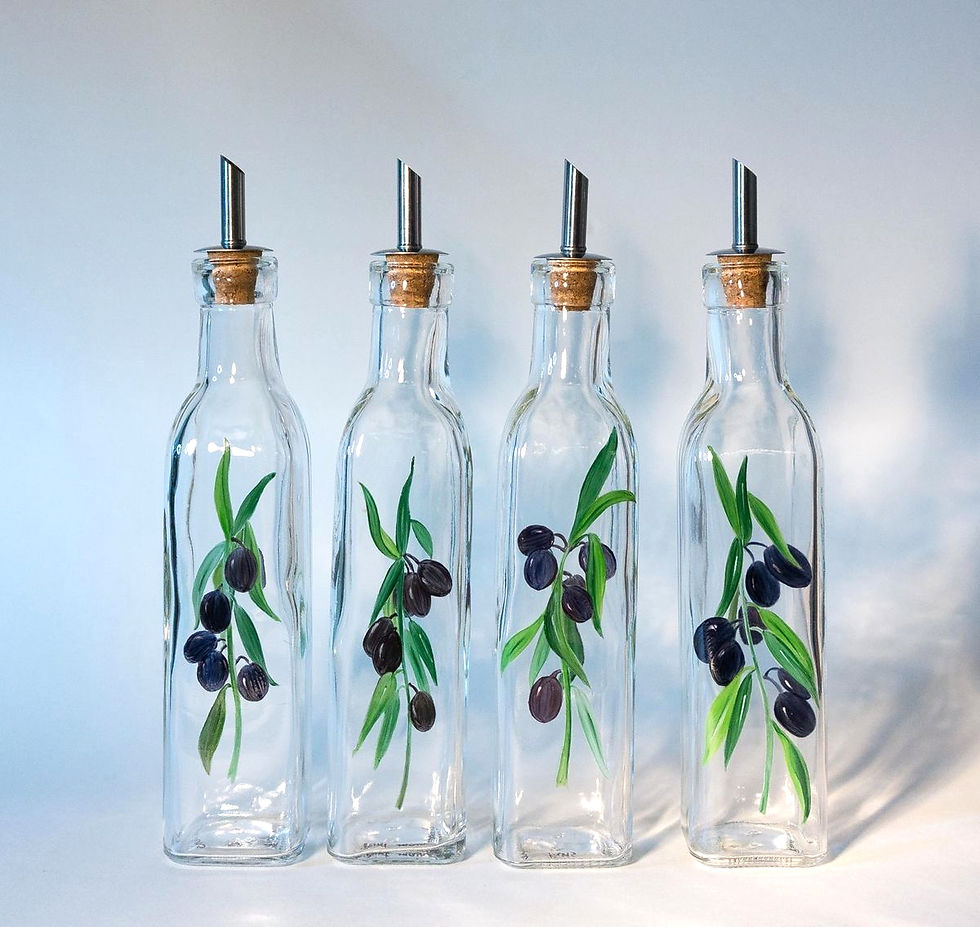 Sip & Paint Oil Bottles