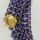 Thumbnail: Royal Blue and Golden Wristlet