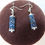 Thumbnail: Bar pendant and earrings