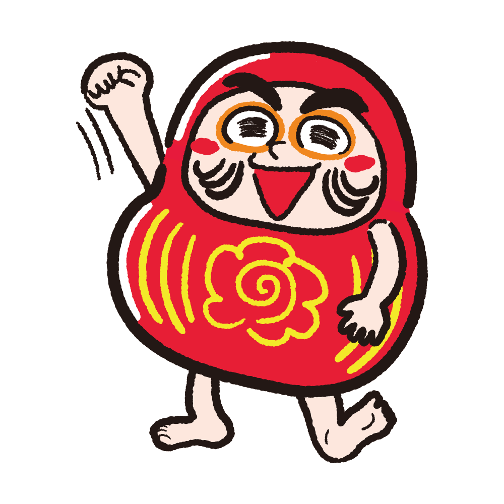 だるまキャラクターデザイン