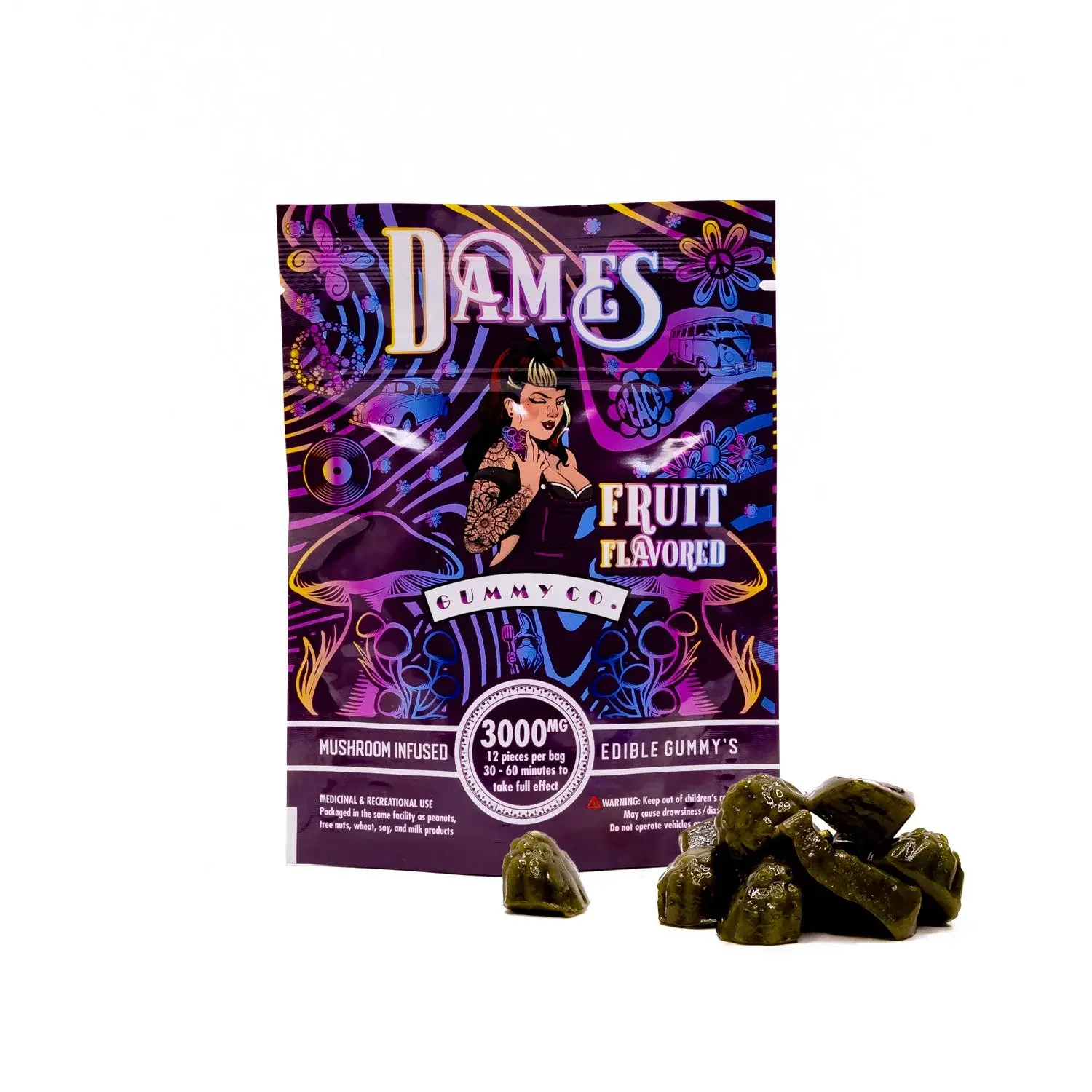 Dames Gummy – Mushroom Gummies (3000mg)