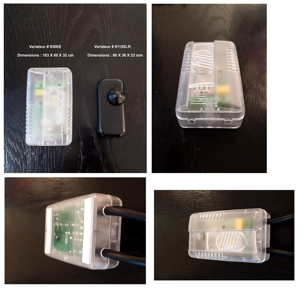 Miniature : Variateur LED à glissière