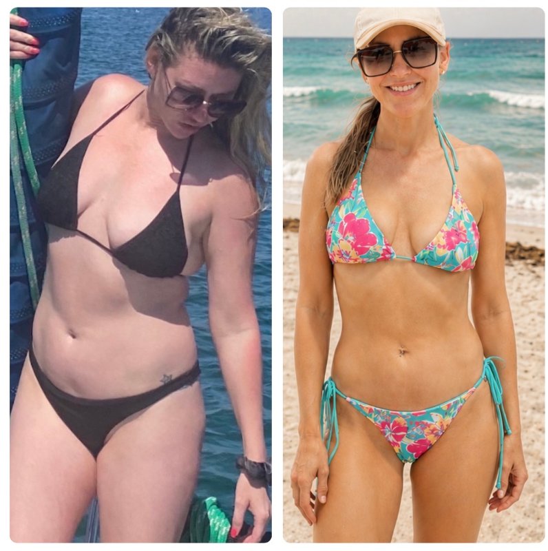 Marissa before and after: body