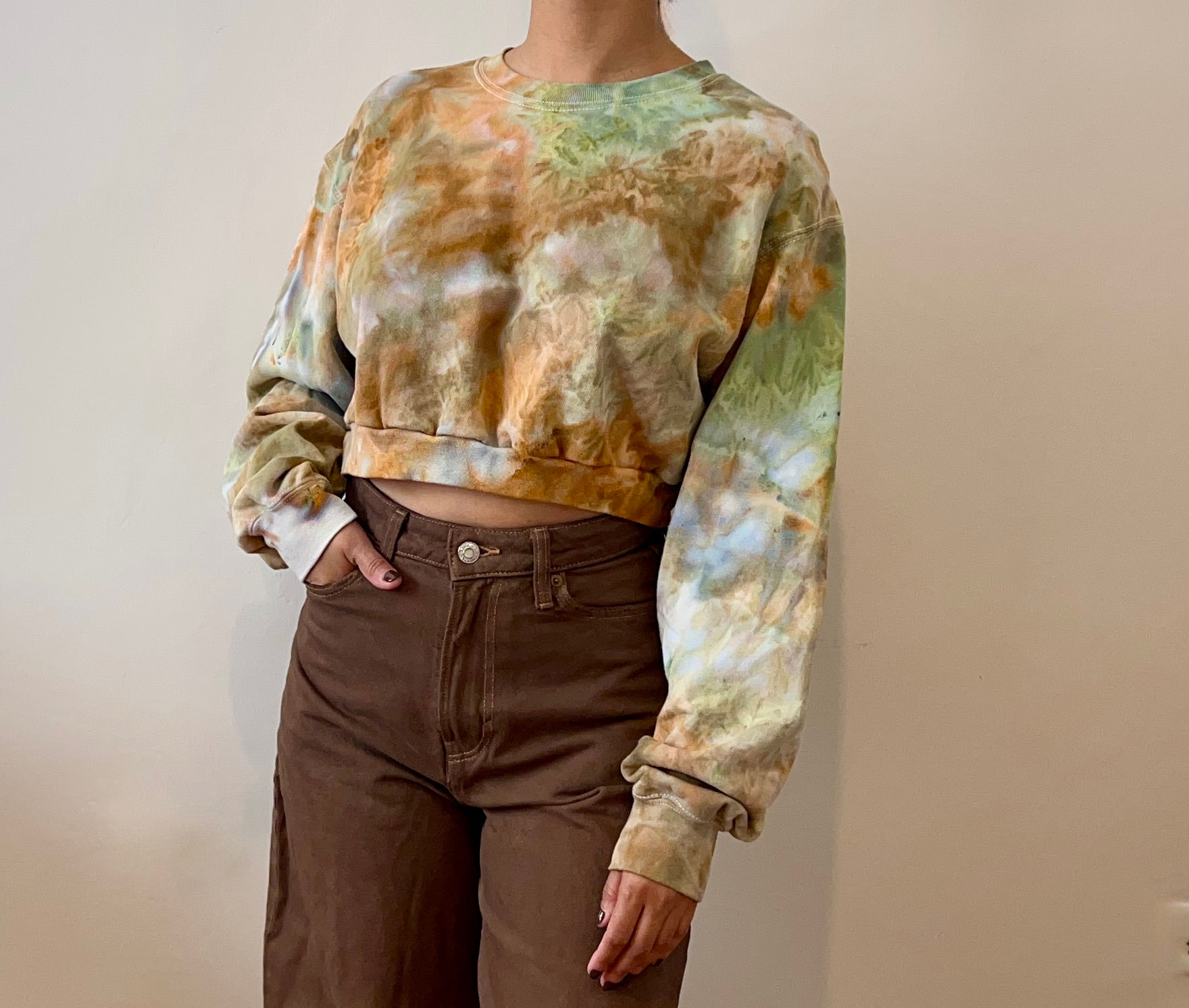 Rosewood Crop Sweatshirt