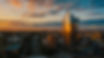 Richmond skyscraper at sunset.