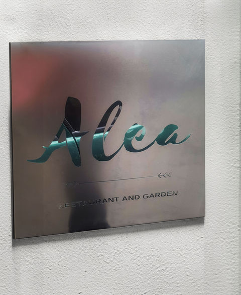 лазерно рязана табелка офис фирма