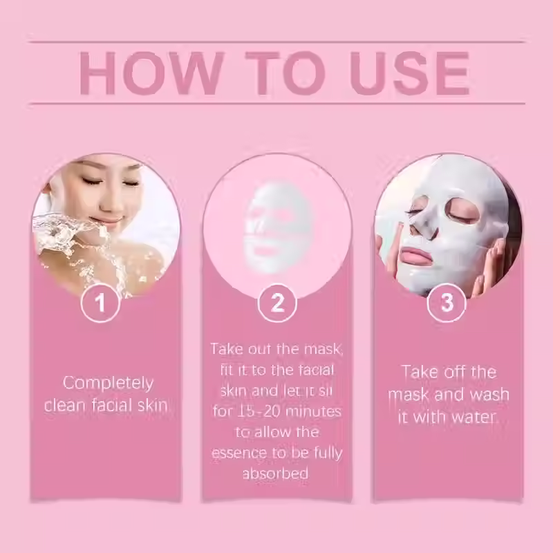 Thumbnail: Bio-Collagen Face Mask Collagen Protein Hydrogel Soft Gel Mask Deep Moisturizing