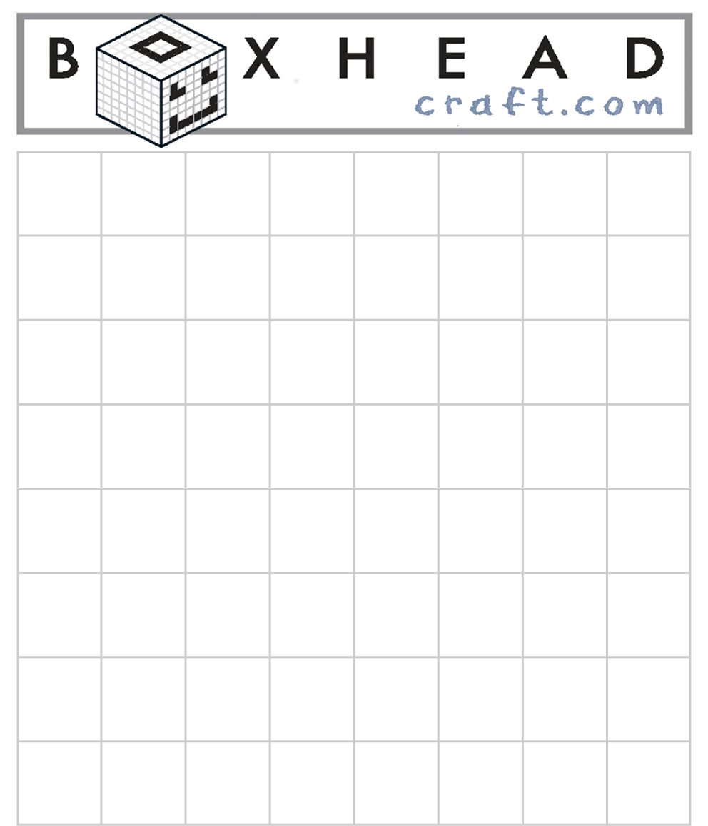 BoxHead Craft FREE Template