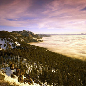 Sunshine Above the Clouds and Holiday Buzz in Incline Village