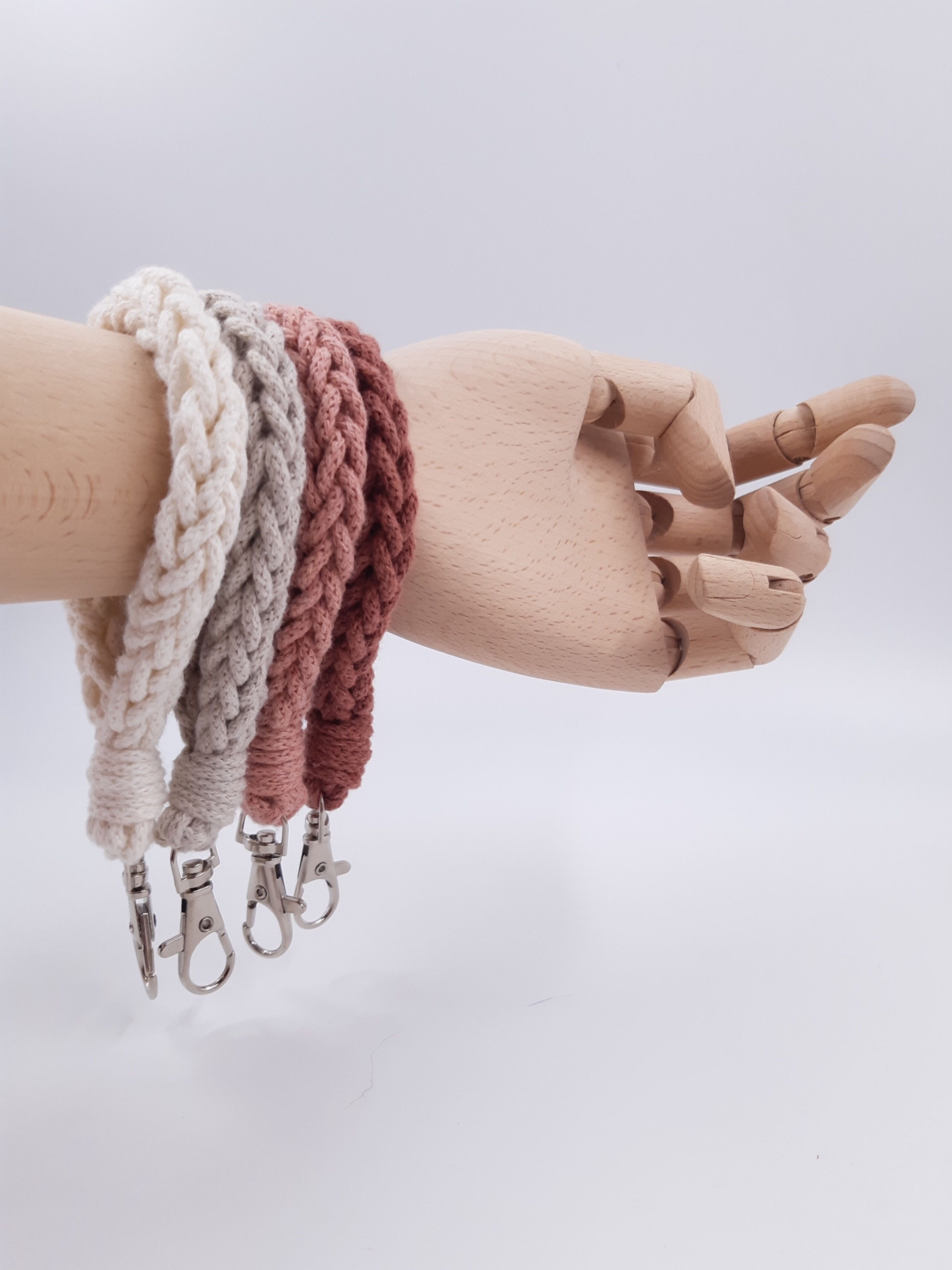 Polsband sleutelhanger ‘Braid’