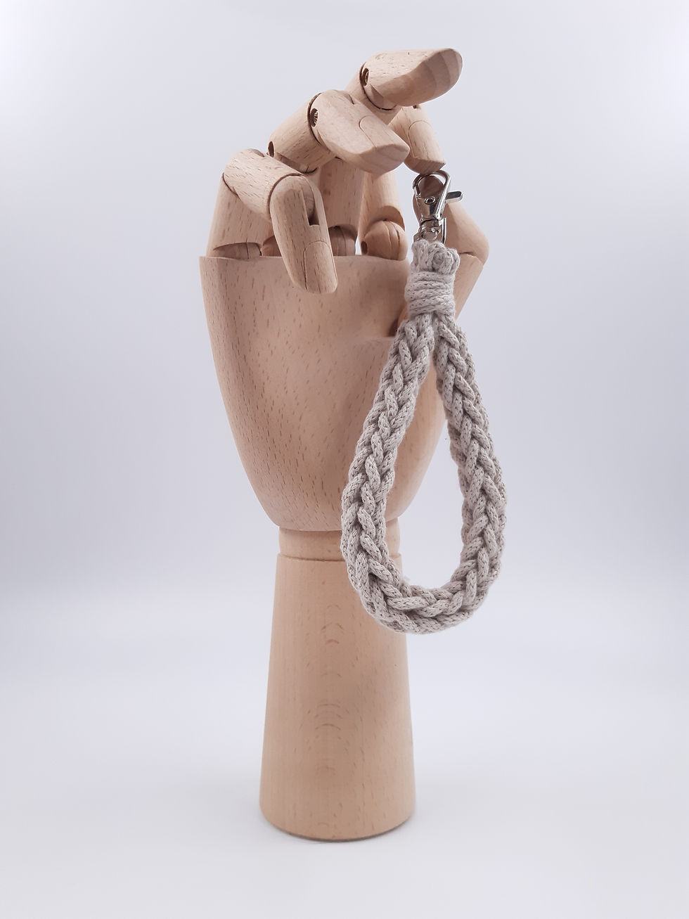 Thumbnail: Polsband sleutelhanger ‘Braid’