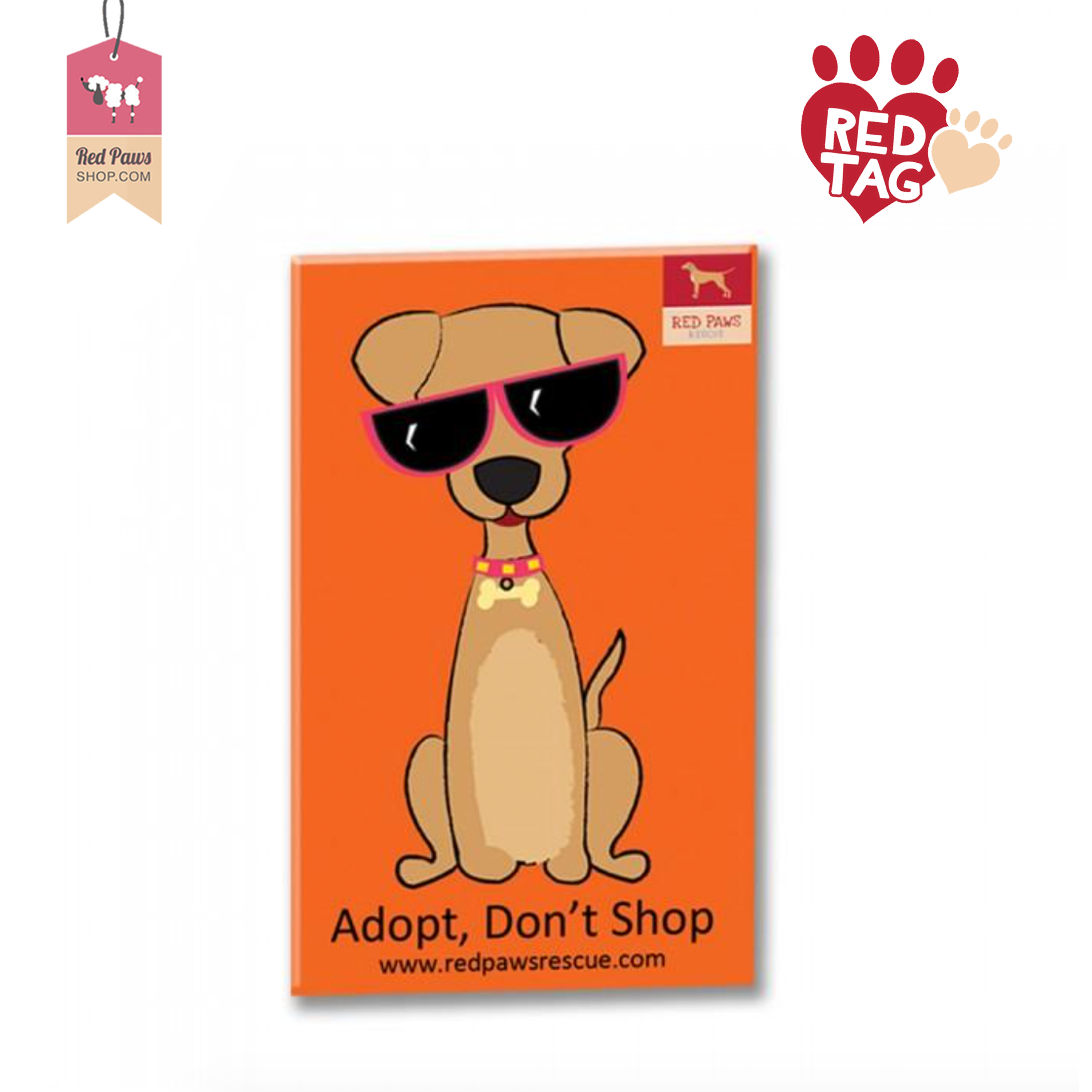 Adopt Don't Shop Fridge Magnet