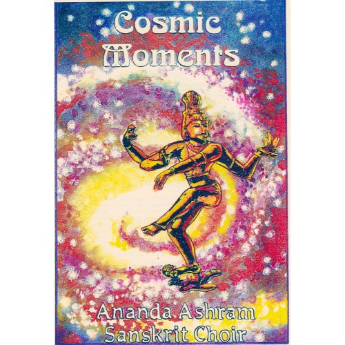 Cosmic Moments poetry booklet cover by Muz Murray