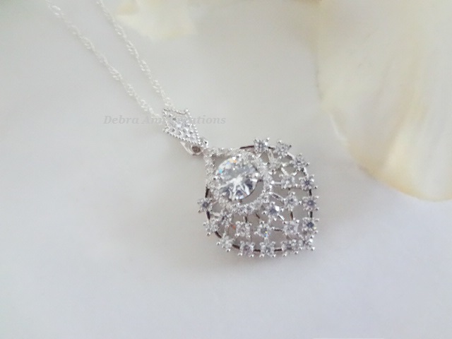 Thumbnail: Cubic Zirconia Crystal Wedding Jewelry Set BRNKST5017